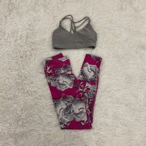 Fabletics Workout pants and Forever 21 Sport Bra- Never Worn